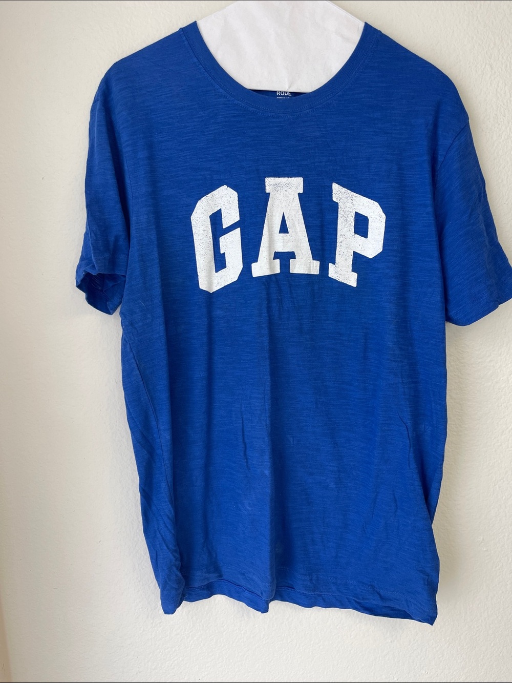 GAP Blue Short-Sleeve Logo Tee